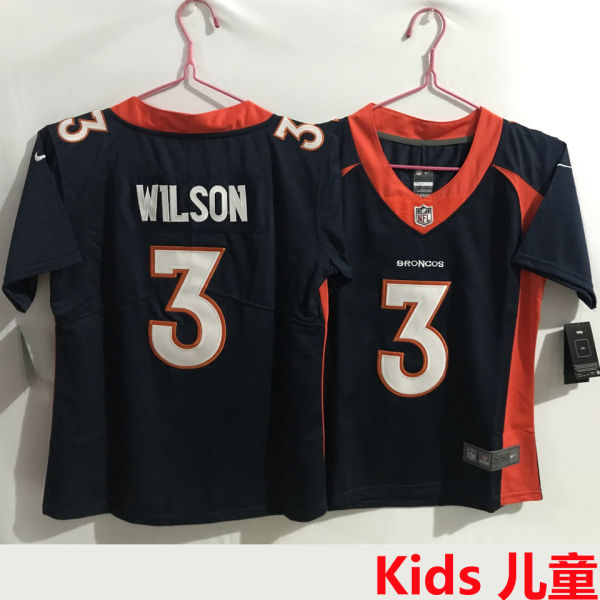 WILSON #3 Denver Broncos Kids NFL Jersey 野马