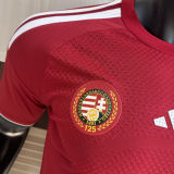2026/27 Hungary Home Red  Player Version Soccer Jersey