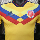2026/27 Colombia Special Edition Yellow Player Version Soccer Jersey