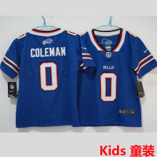 COLEMAN #0 Buffalo Bills Kids NFL Jersey 布法罗比尔
