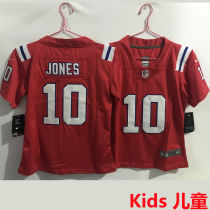 JONES #10 New England Patriots Kids NFL Jersey 爱国者