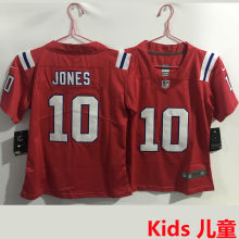 JONES #10 New England Patriots Kids NFL Jersey 爱国者