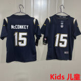 McCONKEY #15 Los Angeles Chargers Kids NFL Jersey 闪电