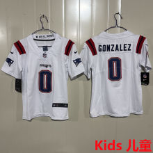 GONZALEZ #0 New England Patriots Kids NFL Jersey 爱国者