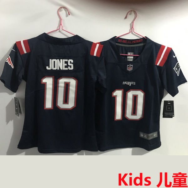 JONES #10 New England Patriots Kids NFL Jersey 爱国者