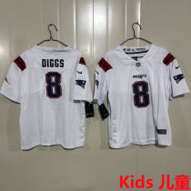 DIGGS #8 New England Patriots Kids NFL Jersey 爱国者