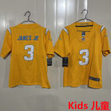 JAMES JR #3 Los Angeles Chargers Kids NFL Jersey 闪电