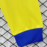 1993/1995 Frankfurt Away Yellow Retro Long Sleeve Soccer Jersey