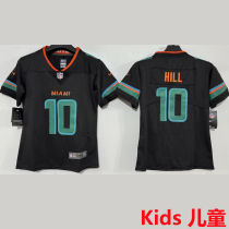 HILL #10 Miami Dolphins Kids NFL Jersey 海豚