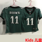 BROWN #11 Philadelphia Eagles Kids NFL Jersey 老鹰