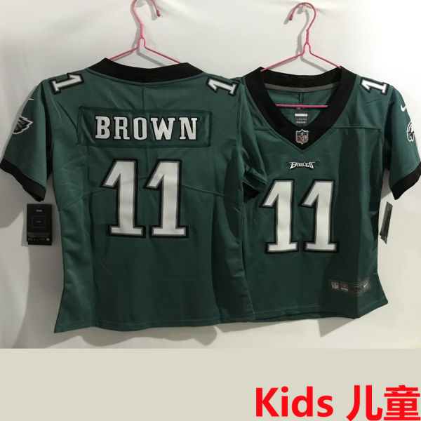 BROWN #11 Philadelphia Eagles Kids NFL Jersey 老鹰