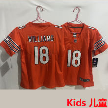 WILLIAMS #18 Chicago Bears Kids NFL Jersey 熊队