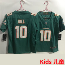 HILL #10 Miami Dolphins Kids NFL Jersey 海豚