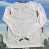 2026/27 England Home White Fans Long Sleeve Soccer Jersey