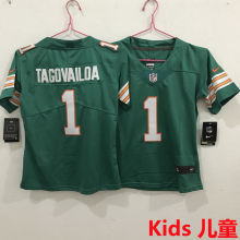 TAGOVAILOA #1 Miami Dolphins Kids NFL Jersey 海豚