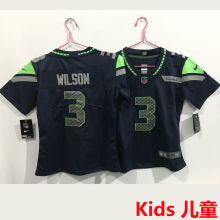 WILSON #3 Seattle Seahawks Kids NFL Jersey 海鹰