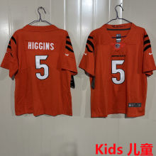 HIGGINS #5 Cincinnati Bengals Kids NFL Jersey 猛虎