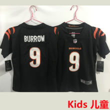 BURROW #9 Cincinnati Bengals Kids NFL Jersey 猛虎