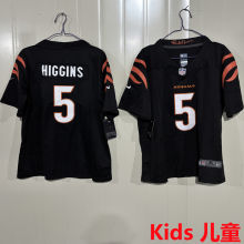 HIGGINS #5 Cincinnati Bengals Kids NFL Jersey 猛虎