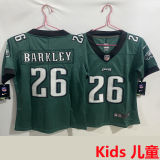 BARKLEY #26 Philadelphia Eagles Kids NFL Jersey 老鹰