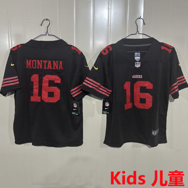 MONTANA #16 San Francisco 49ers Kids NFL Jersey 49人