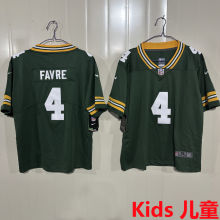 FAVRE #4 Green Bay Packers Kids NFL Jersey 包装工
