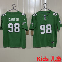 CARTER #98 Philadelphia Eagles Kids NFL Jersey 老鹰