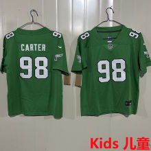 CARTER #98 Philadelphia Eagles Kids NFL Jersey 老鹰