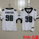 CARTER #98 Philadelphia Eagles Kids NFL Jersey 老鹰