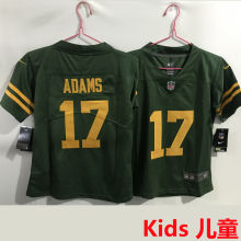 ADAMS #17 Green Bay Packers Kids NFL Jersey 包装工