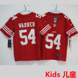 WARNER #54 San Francisco 49ers Kids NFL Jersey 49人