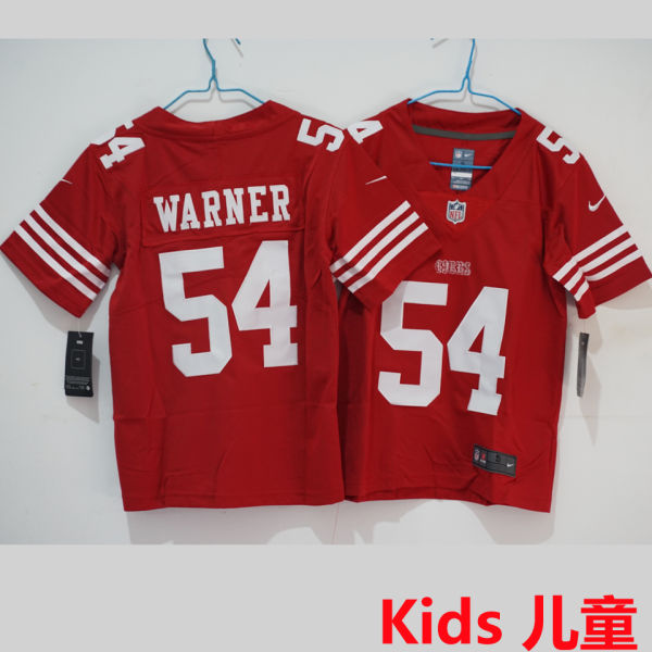 WARNER #54 San Francisco 49ers Kids NFL Jersey 49人