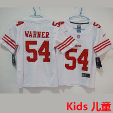 WARNER #54 San Francisco 49ers Kids NFL Jersey 49人
