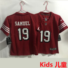 SAMUEL  #19 San Francisco 49ers Kids NFL Jersey 49人