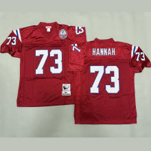 HANNAH #73 Men's New England Patriots Retro NFL Jersey 爱国者
