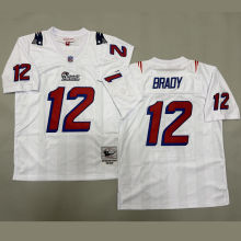 BRADY #12 Men's New England Patriots Retro NFL Jersey 爱国者