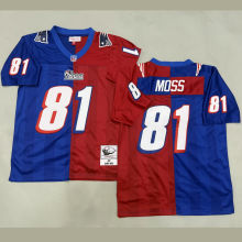 MOSS #81 Men's New England Patriots Retro NFL Jersey 爱国者