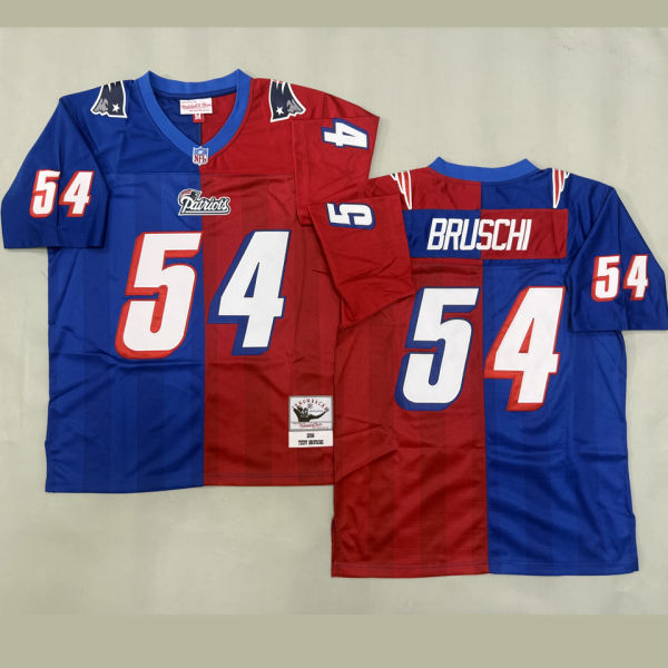 BRUSCHI #54 Men's New England Patriots Retro NFL Jersey 爱国者