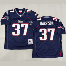 HARRISON #37 Men's New England Patriots Retro NFL Jersey 爱国者