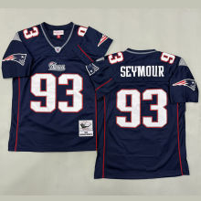 SEYMOUR #93 Men's New England Patriots Retro NFL Jersey 爱国者