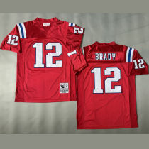 BRADY #12 Men's New England Patriots Retro NFL Jersey 爱国者