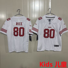 RICE #80 San Francisco 49ers Kids NFL Jersey 49人