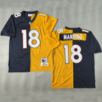 MANNING #18 Men's Denver Broncos Retro NFL Jersey 野马