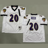 REED #20 Men's Baltimore Ravens Retro NFL Jersey 乌鸦
