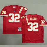 ALLEN #32 Men's Kansas City Chiefs Retro NFL Jersey 酋长