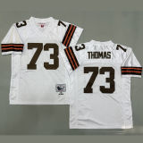 THOMAS #73 Men's Cleveland Browns Retro NFL Jersey 布朗