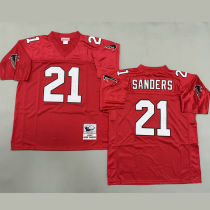 SANDERS #21 Men's Atlanta Falcons Retro NFL Jersey 猎鹰