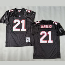 SANDERS #21 Men's Atlanta Falcons Retro NFL Jersey 猎鹰