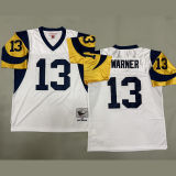 WARNER #13 Men's Los Angeles Rams Retro NFL Jersey 公羊