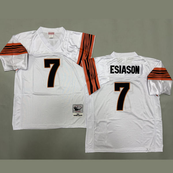 WOODSZ #7 Men's Cincinnati Bengals Retro NFL Jersey 猛虎
